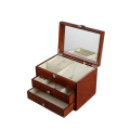 DS Hot Sale High End Rosewood Custom Dressing Case With Two Drawers